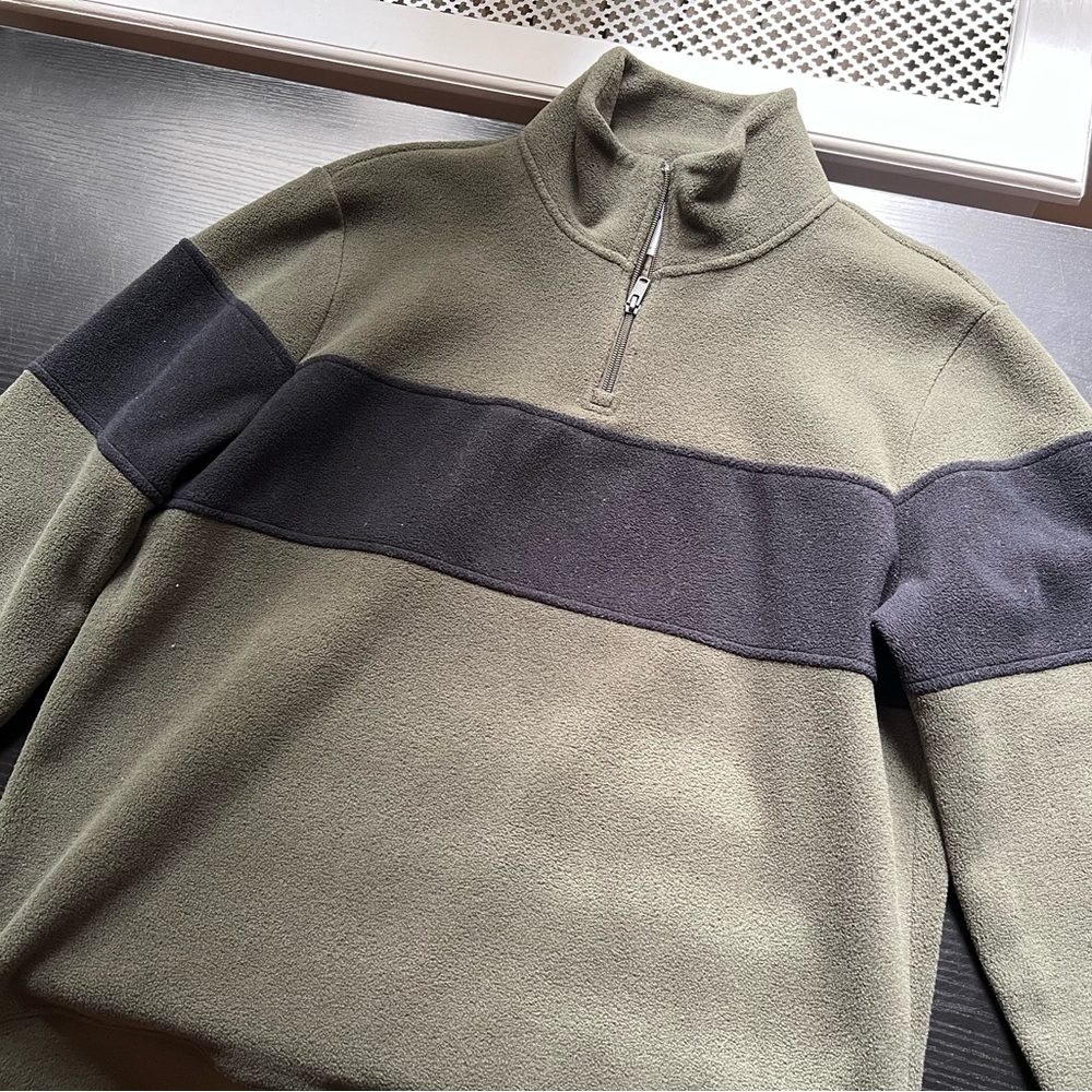 Old Navy 1/4 Quarter Zip Microfleece Pullover size M